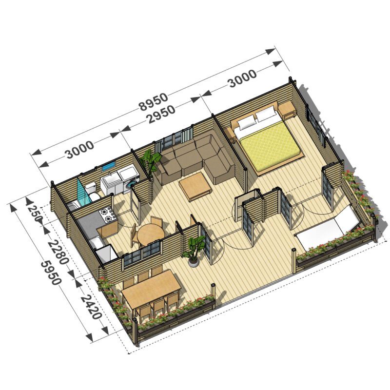 Amelia 8,95x5,95 p2+