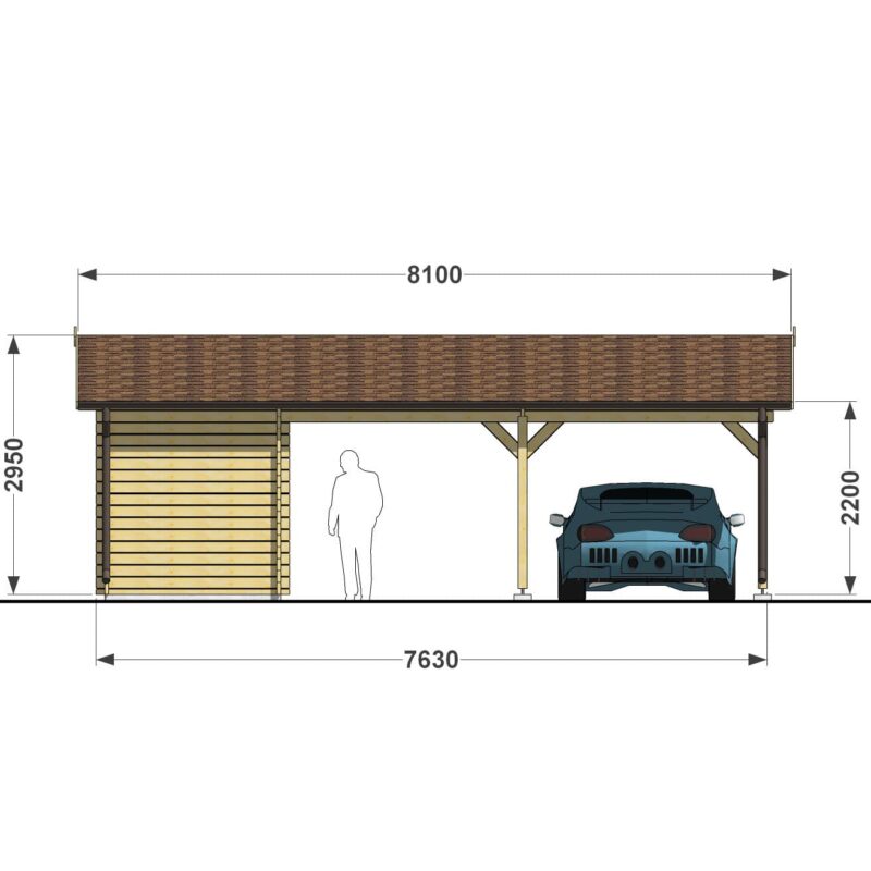 Double carport_5,5x6 + shed 2x6 f4-min