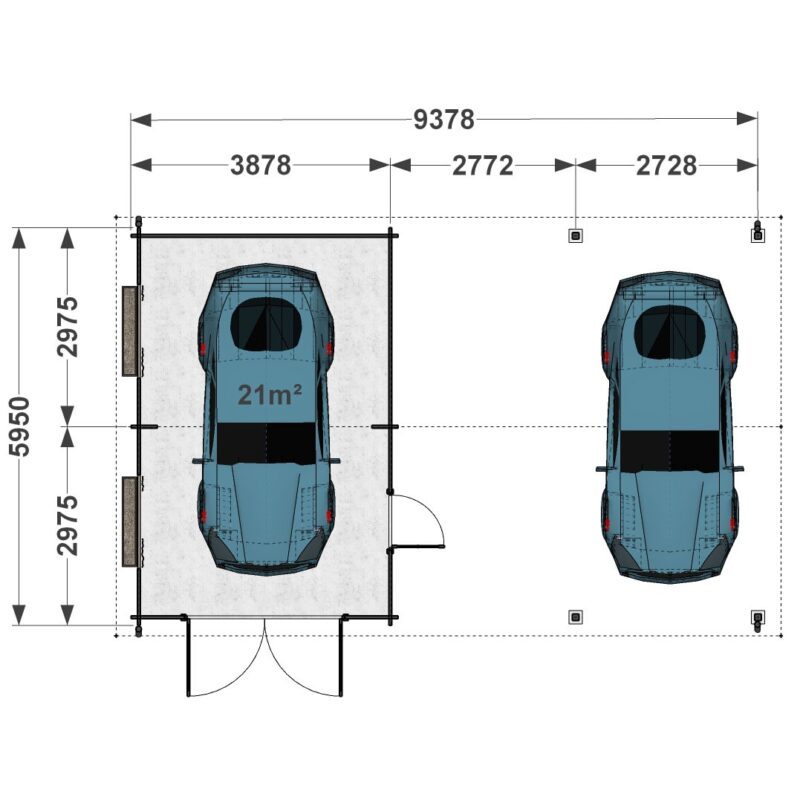 Garage 6x4 + Double car 6x6 p2-min