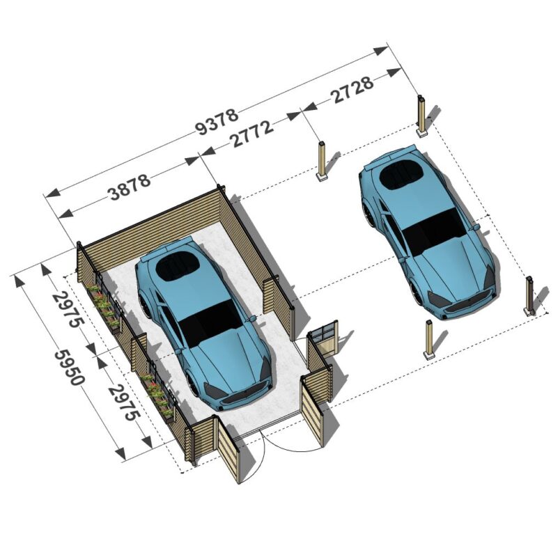 Garage 6x4 + Double car 6x6 p3-min