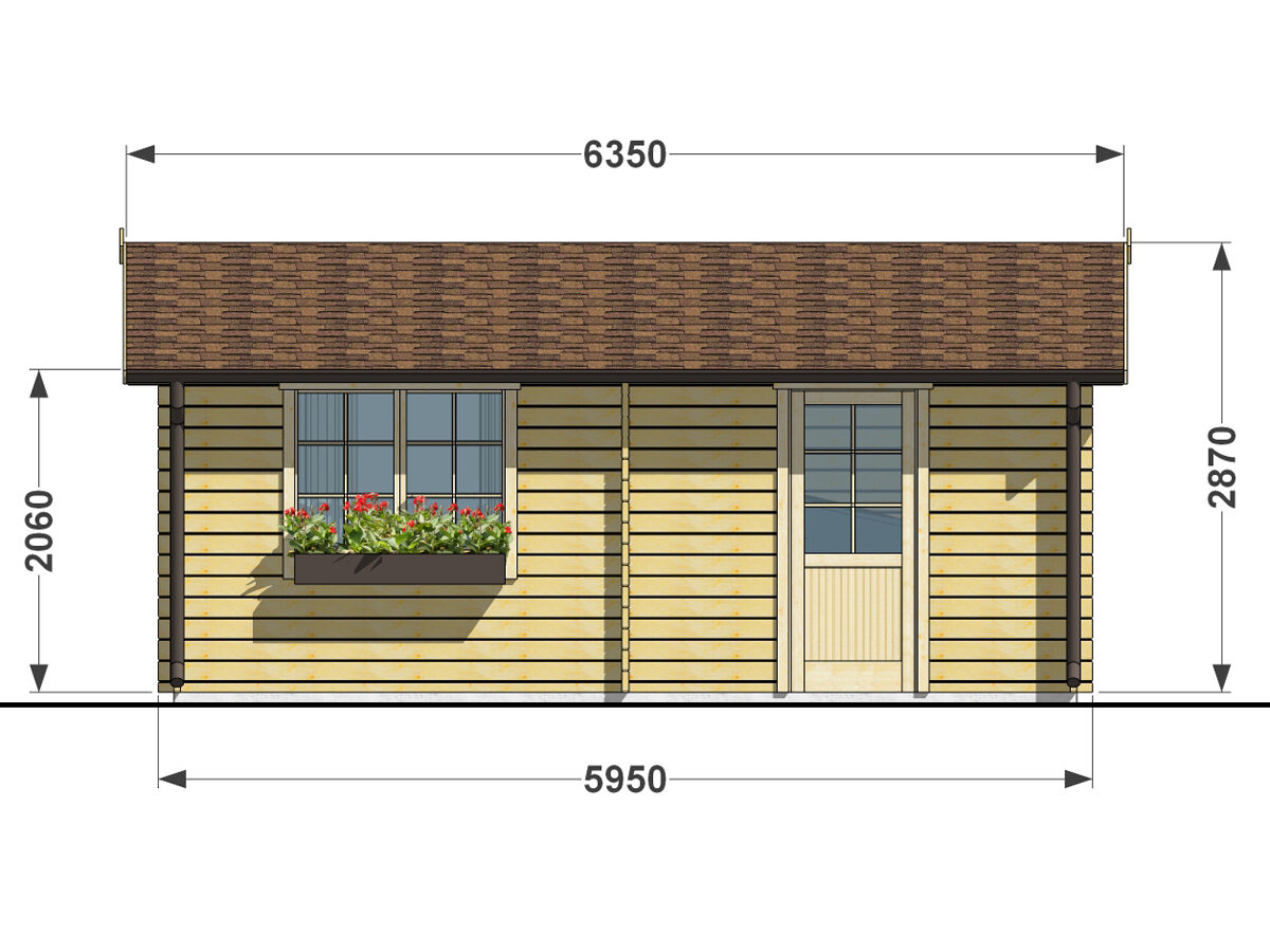 Garage 6х6 Single f2 (2)