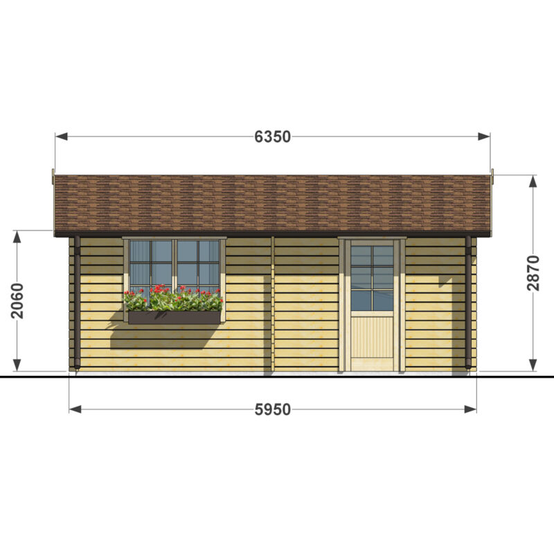 Garage 6х6 Single f2 (2)