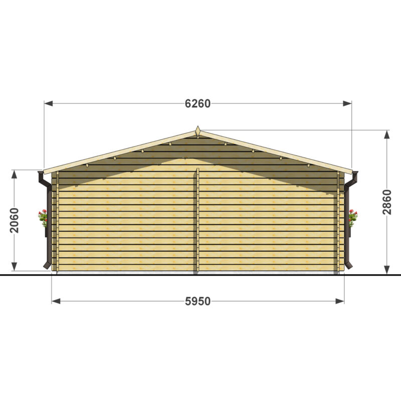 Garage 6х6 Single f4 (2)