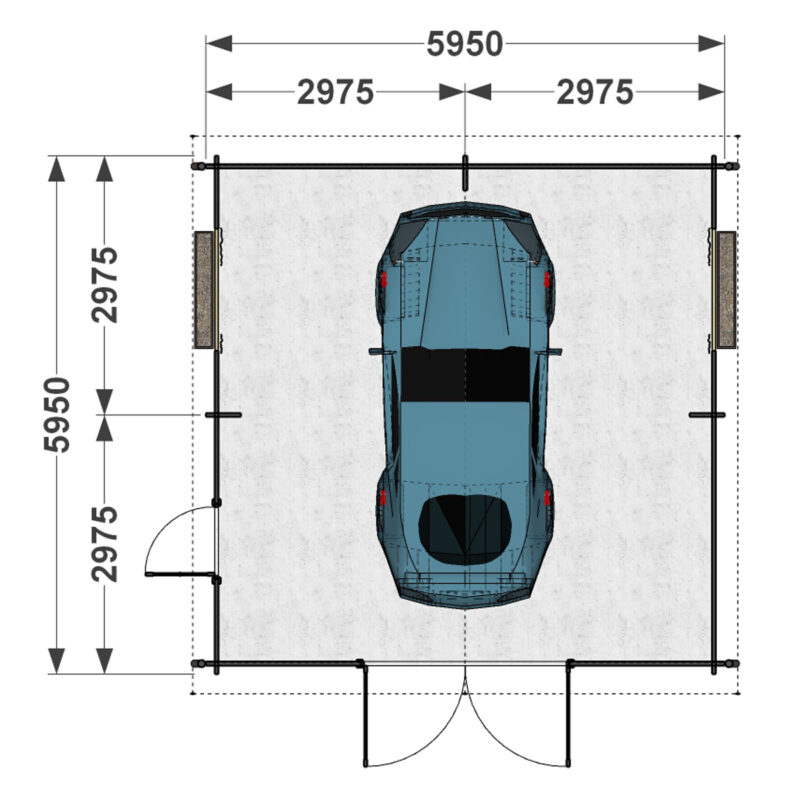 Garage 6х6 Single p2 (2)