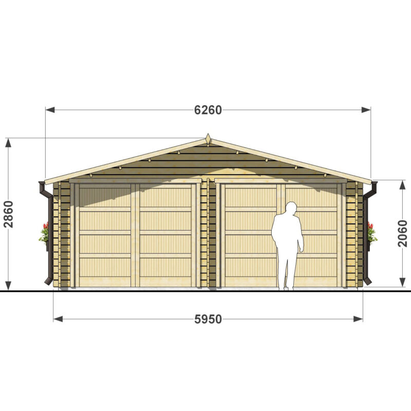 Garage 6х6 f1-min