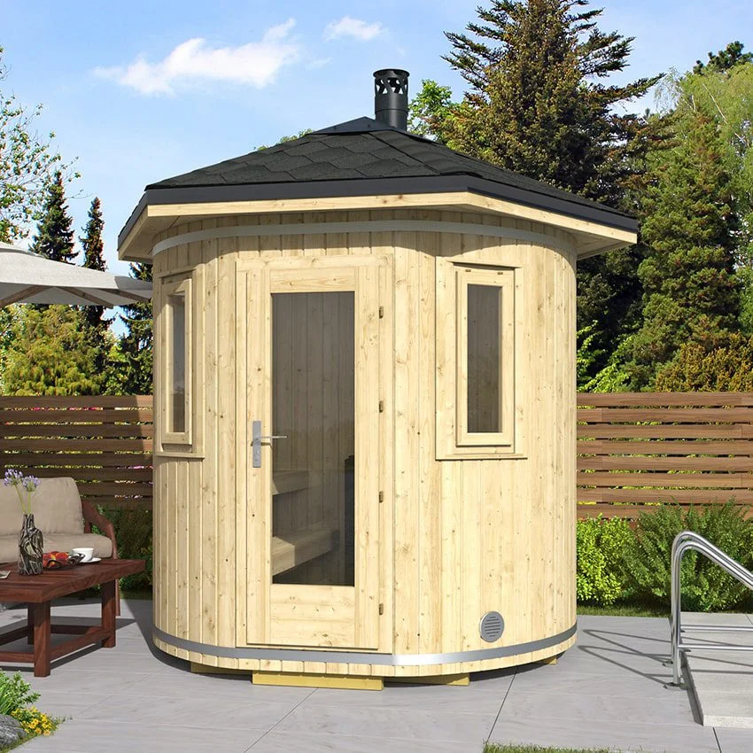 sauna ogrodowa 2 osobowa