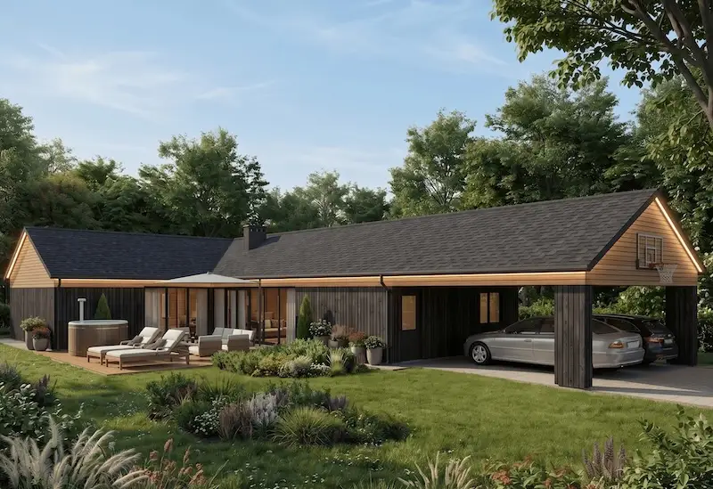 domki letniskowe 70m2