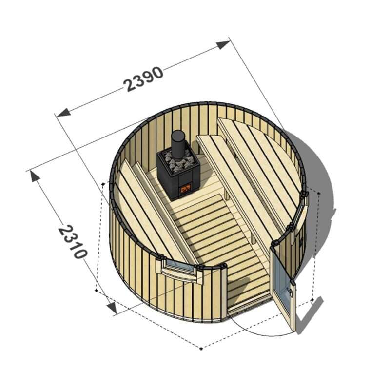 kuchenka elektryczna w saunie