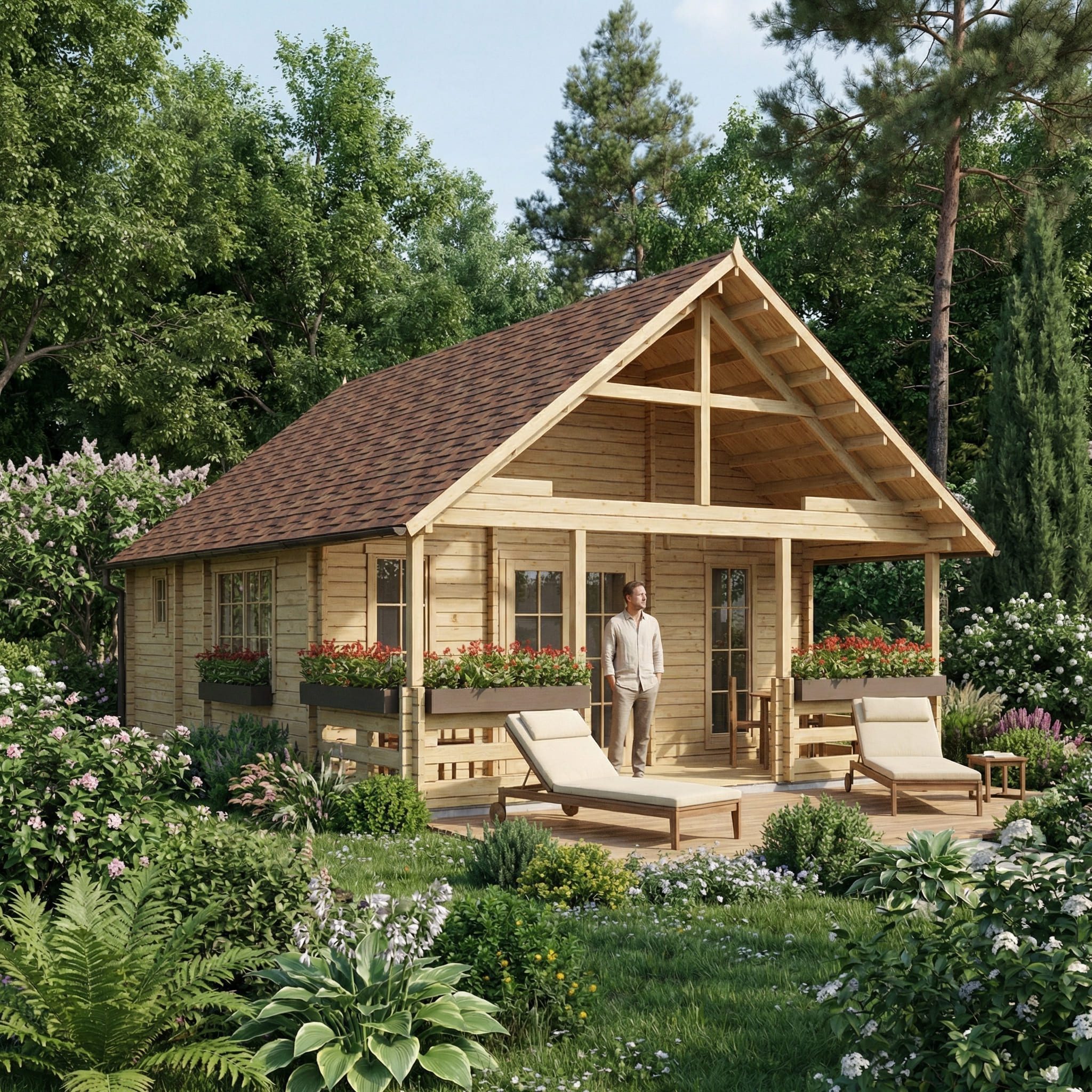 Katarzyna 6×8-2 Domek letniskowy Katarzyna